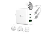 Handys - Adapter und Ladegeräte - j5create 65W GaN USB-C 3-Port Traveler Charger - JUP3565CV-N