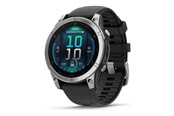 Smartwatches, Pulsuhren, Sportuhren & Schrittzähler - Garmin fēnix E - stainless steel - sport watch with band - black - 16 GB - 010-03025-00