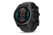 Smartwatches, Pulsuhren, Sportuhren & Schrittzähler - Garmin fēnix E - slate grey steel - sport watch with band - black - 16 GB - 010-03025-01