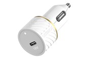 Handys - Adapter und Ladegeräte - OtterBox Car Charger Bundle USB C 18W USB PD + USB C-Lightning Cable 1M White - 78-52697