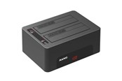 Festplatten Zubehör - Deltaco Two bay HDD/SSD Docking Station - K3082A