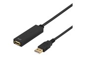 USB Kabel - Deltaco USB Extension Cable - USB to USB - 7 m - USB2-EX7M