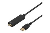 USB Kabel - Deltaco USB Extension Cable - USB to USB - 3 m - USB2-EX3M
