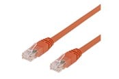 Netzwerk - Kabel - Deltaco LAN CAT 6 - UTP - Orange - 1m - TP-611-OR