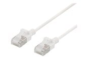 Netzwerk - Kabel - Deltaco patch cable - 30 cm - white - Weiß - 0.3m - UFTP-1008