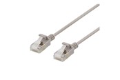 Netzwerk - Kabel - Deltaco patch cable - 2 m - grey - Grau - 2m - UFTP-1040