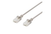 Netzwerk - Kabel - Deltaco patch cable - 3 m - grey - Grau - 3m - UUTP-1050