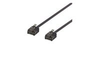 Netzwerk - Kabel - Deltaco patch cable - 15 cm - black - Schwarz - 0.1m - UUTP-2077