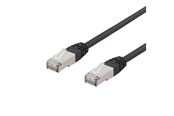 Netzwerk - Kabel - Deltaco LAN CAT 6 - F/UTP - Schwarz - 5m - SFTP-65UV