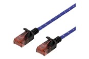 Netzwerk - Kabel - Deltaco patch cable - 1.5 m - blue white - Blau - 1m - UUTP-1302