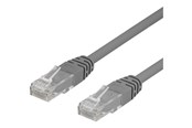 Netzwerk - Kabel - Deltaco patch cable - 30 cm - grey - Grau - 0.3m - TP-603-50P