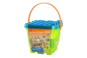 Spiele im Freien - PLAY Beach Set Castle with Accessories 21pcs. - 5445