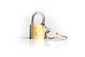 Sicherheitsausrüstung & Arbeitskleidung - Travelblue Security Suitcase Padlock 20 mm - Solid Brass - 020
