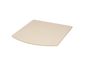 Grill und Zubehör - cozze Pizzastein für 17" Pizzaofen CLASSIC, oval vorne - 90395