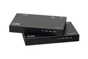 Repeater, boosters, bridges & Transceiver - C2G HDMI HDBaseT over Cat5e Cat6 Cat6a Extender Kit - Transmitter to Box Receiver - 4K 60Hz - video/audio extender - HDMI - C2G30010