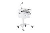 Wandhalterungen, AV-Halterungen & AV-Möbel - Multibrackets M Basic cart - for tablet / keyboard / mouse / notebook - with drawer - white silver - Max 7.5 kg - recommended for - 7350105219634