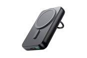 Powerbank (Akku) - Joyroom Wireless powerbank 10000mAh JR-W050 20W MagSafe with ring and stand - black Powerbank (Akku) - schwarz - 10000 mAh - JR-W050 Black