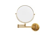 Kosmetik Spiegel - UNIQ Wall Mirror with 10x Magnification in Gold - 7023-1