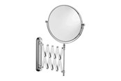Kosmetik Spiegel - UNIQ Wall Scissor Arm Mirror with 5x Magnification Silver - 6264