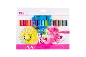 Kreativ-Spiele - Bruynzeel Ecoline Brush Pen Set 15 Colors - 11509023