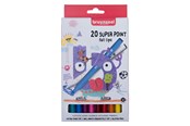 Kreativ-Spiele - Bruynzeel Kids Super Point Felt-Tip Pens Set 20 Colors - 60124120