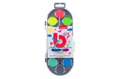 Kreativ-Spiele - Bruynzeel Kids Watercolor Set of 12 Metallic & Neon Colors - 60152112