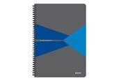 Blöcke, Formulare und Notizbücher - Leitz Office Collegeblock A4 liniert, spiralgebunden mit Karton-Einband, blau - 46481035