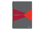 Blöcke, Formulare und Notizbücher - Leitz Office Collegeblock A4 liniert, spiralgebunden mit Karton-Einband, rot - 46481025