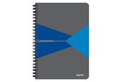 Blöcke, Formulare und Notizbücher - Leitz Office Collegeblock A5 kariert, spiralgebunden mit PP-Einband, blau - 44981035