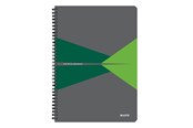 Blöcke, Formulare und Notizbücher - Leitz Office Collegeblock A4 kariert, spiralgebunden mit PP-Einband, grün - 44951055