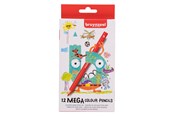 Kreativ-Spiele - Bruynzeel Mega Colored Pencils Set 12 - 60517012