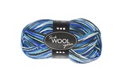 Garn & Zubehör - Creativ Company - Sock yarn Blue/Turquoise 200cm - 41322
