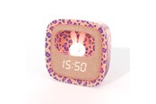 Einrichtung - MOB Alarm Clock with Light Billy Clock Leopard Rose - BILLY-LEOPK-01