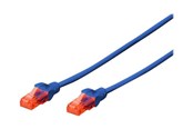 Netzwerk - Kabel - DIGITUS Professional patch cable - 50 cm - blue - Blau - 0.5m - DK-1617-005/B