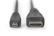 Display Kabel - DIGITUS HDMI 1.4 to Micro-HDMI - 1m - AK-330115-010-S