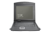 Bildschirm - 19" DIGITUS DS-72221-2GE - KVM console - Full HD (1080p) - 19" - DS-72221-2GE
