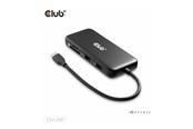 Dockingstationen - Club 3D 8-in-1 - docking station - USB-C - HDMI DP - 1GbE - CSV-2551