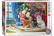 Puzzle - Eurographic Puzzling Cats by Image World Smart Cut(1000) - 709-6000-5914