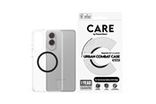 Handys - Cover & Cases - CARE by PanzerGlass Flagship Case Transparent Urban Combat w. Black Qi Compatible Samsung S25 Edge - CR68931