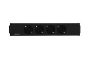 Stromkabel (Extern) - Deltaco Power Strip Under-Desk - 4 Outlets - GT-1204