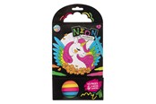 Kreativ-Spiele - Creative Craft Group Unicorn Coloring Book with 5 Neon Markers 40 Sheets - 150137