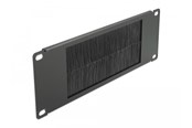 Netzwerkzubehör - DeLOCK Cable Management Brush Strip 10" 2U Black - 66481