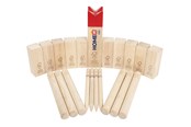 Gartenspiele - HOME It® Play Premium kongespil/Kubb i gummitræ - 93208