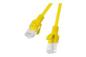 Netzwerk - Kabel - Lanberg patch cable - 50 cm - RAL 1016 yellow - Gelb - 0.5m - PCU5-20CC-0050-Y