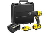Schraub/Bohrmaschinen - Stanley SFMCD710D2K-QW 18V Cordless Drill Driver Set - SFMCD710D2K-QW