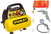 Haus & Garten - Stanley C6BB304STN071 Air Compressor + 6 Accessories - C6BB304STN071
