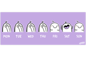 Mauspads & Zubehör - Evensteven DESKMAT WEEKDAYS - 33064