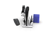 Gaming Zubehör - iMP TECH DLX+LED Multi Function Charge and Cool Stand - Grey - Sony PlayStation 5 - PS5DLXLEDALLPROWH