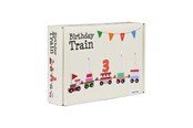 Holzspielzeug - Barbo Toys Birthday Train with Scandinavian Flags - 6098