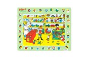 Baby Spielzeug - Barbo Toys Pippi - Framed Cardboard Puzzle - Thingfinder - 8653